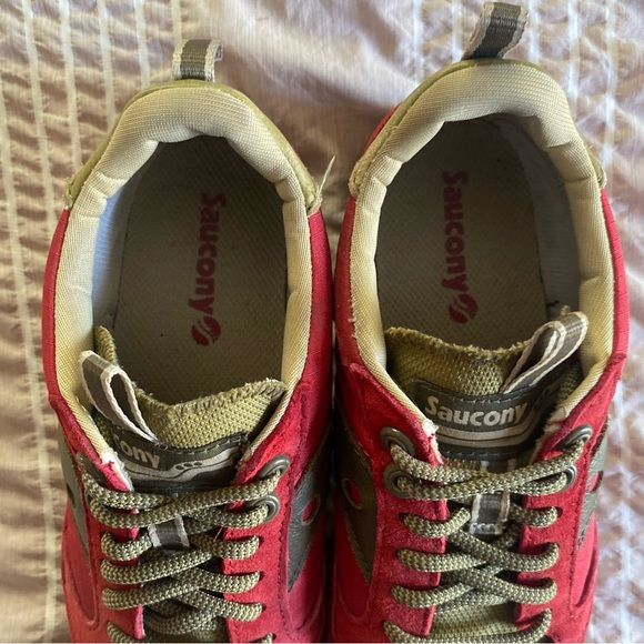 Saucony Jazz 81 Peak Premium Red Green Men’s 5.5 - Picture 8 of 8